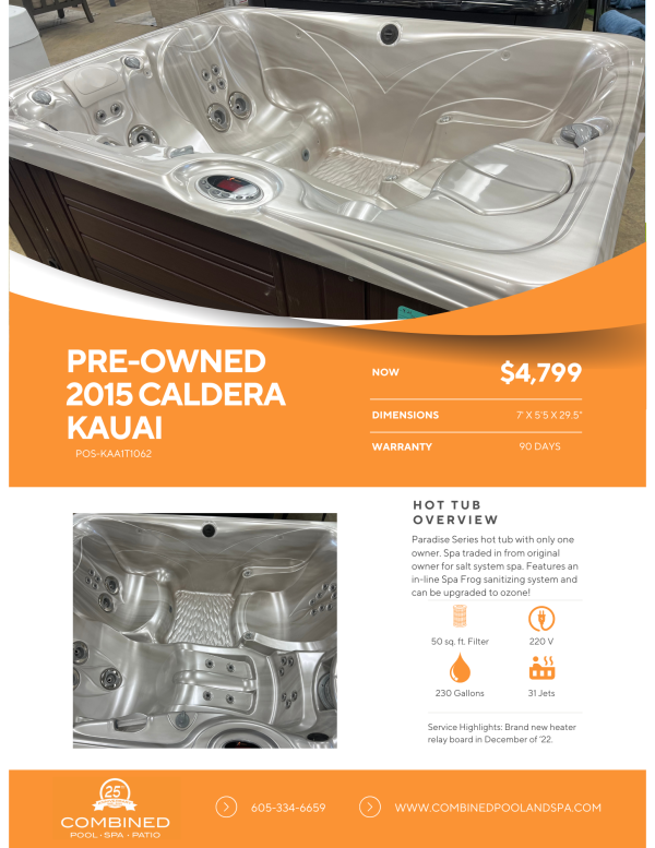 Pre-owned Caldera Kauai