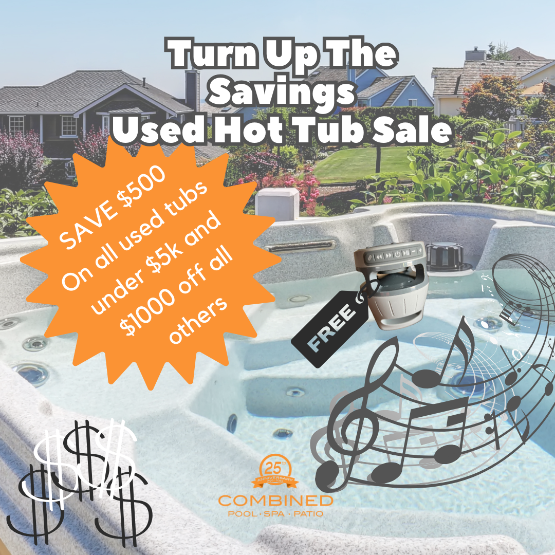 Used Hot Tub Sale at Combined Pool and Spa Outlet