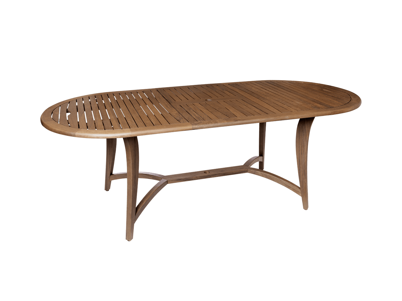 TOPAZ 65-87″ OVAL BUTTERFLY EXTENSION DINING TABLE
