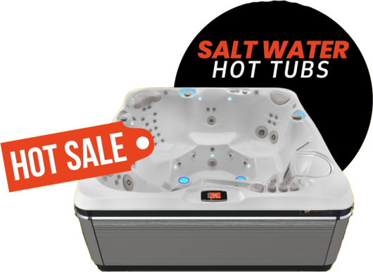 Saltwater hot tub